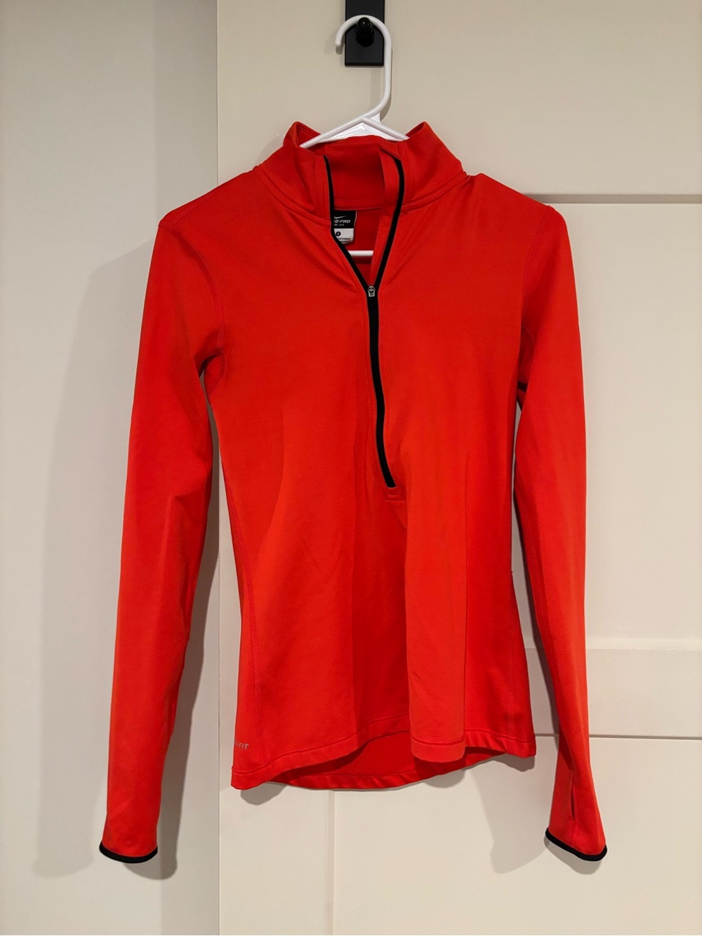 Red Women's Quarter-Zip Performance Top